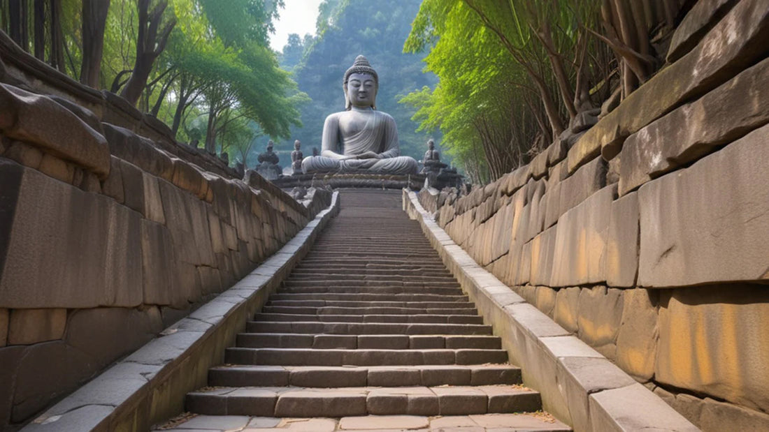[Câu chuyện nội tâm] The Buddha statue and the stone steps