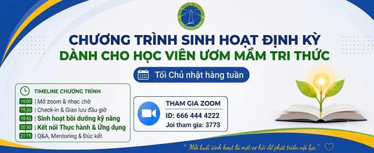 CHƯƠNG TRÌNH SINH HOẠT ĐỊNH KỲ HÀNG TUẦN DÀNH CHO HỌC VIÊN